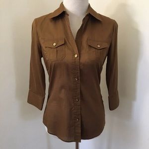 NWT Banana Republic Safari Style Blouse